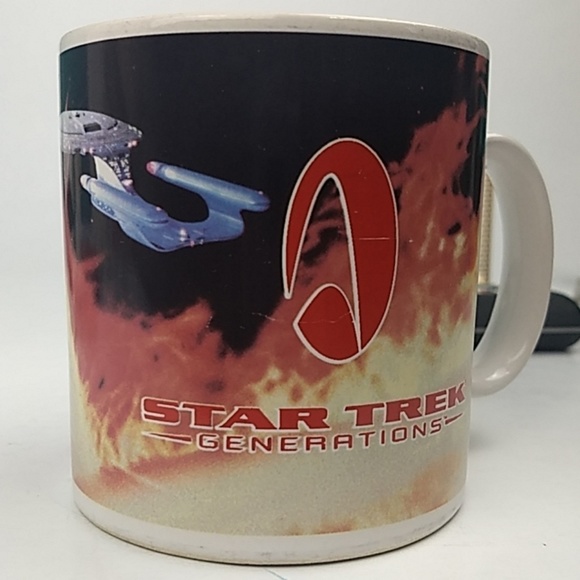 VTG Star Trek Generations stoneware mug - Picture 7 of 8